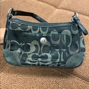 Coach bag, Black Demi Baguette